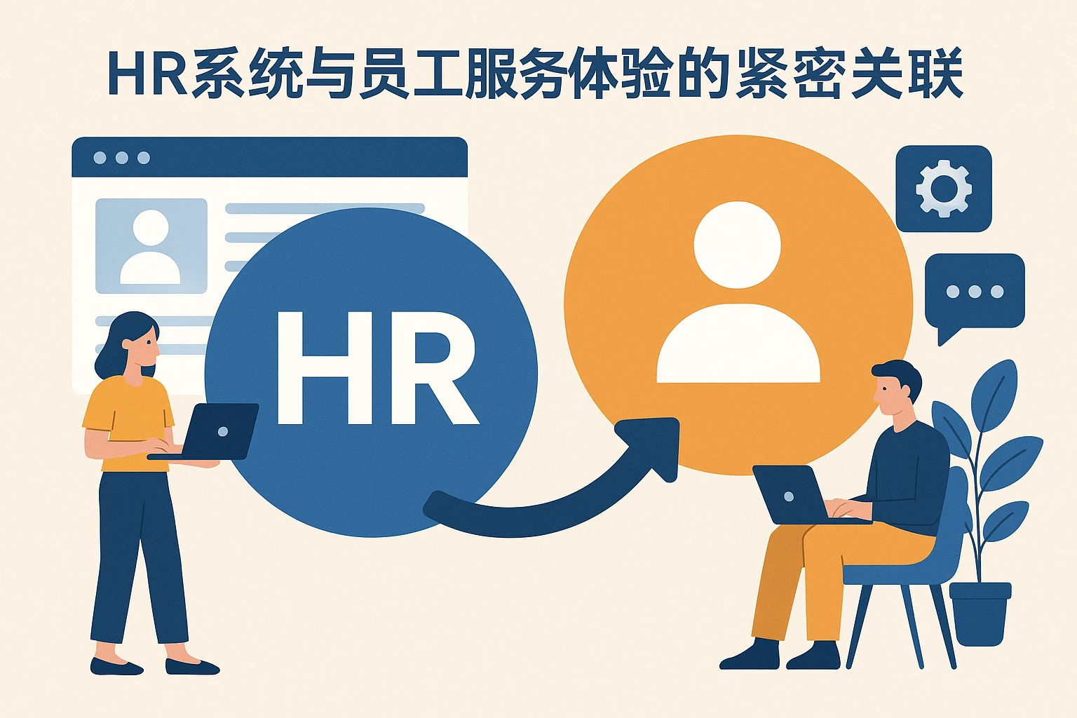 HR系统与员工服务体验的紧密关联
