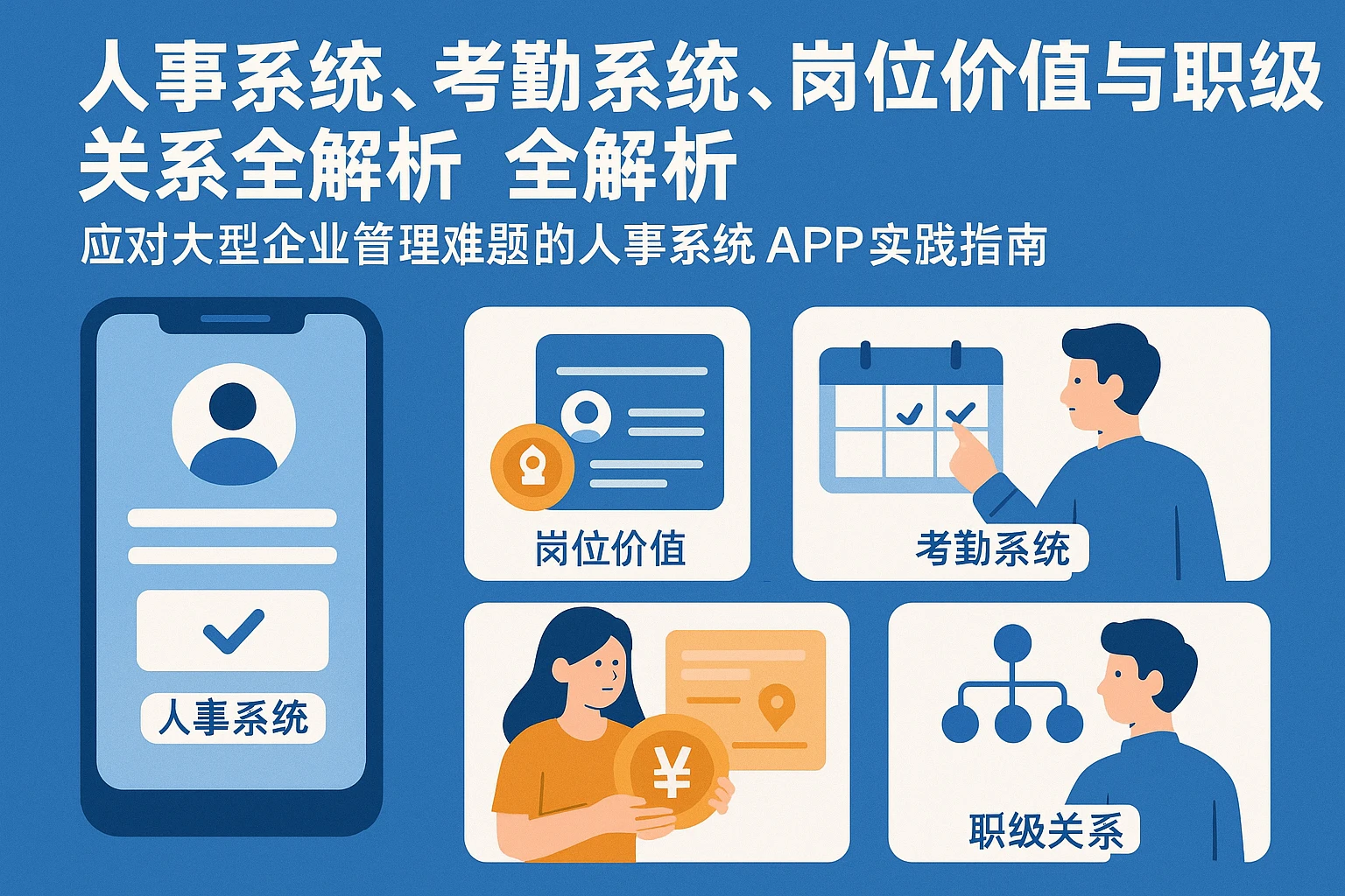 人事系统、考勤系统、岗位价值与职级关系全解析——应对大型企业管理难题的人事系统APP实践指南