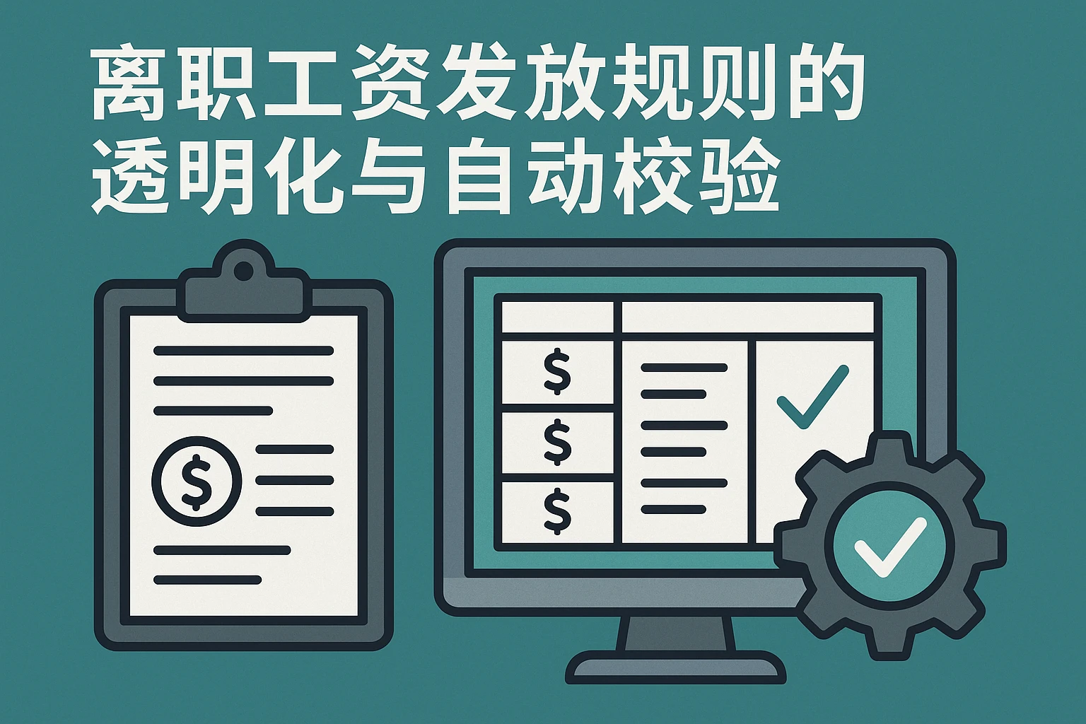 离职工资发放规则的透明化与自动校验