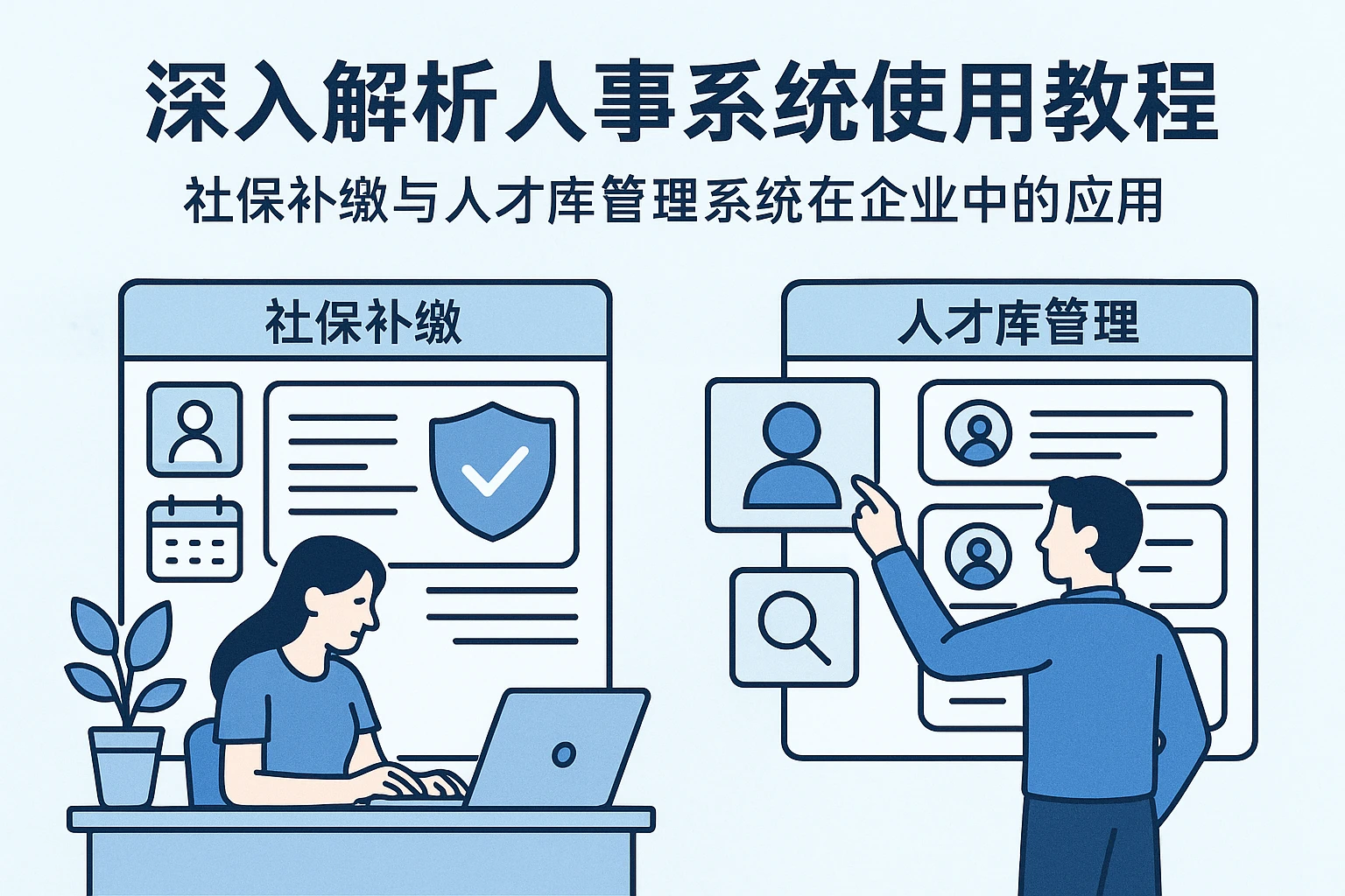 深入解析人事系统使用教程：社保补缴与人才库管理系统在企业中的应用