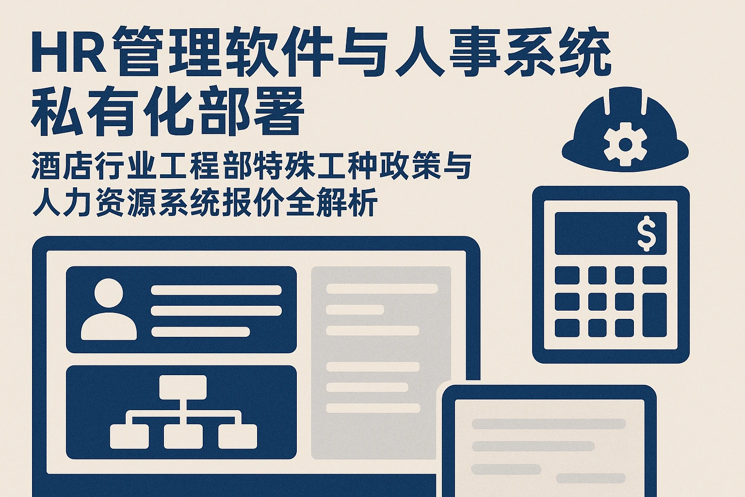 HR管理软件与人事系统私有化部署：酒店行业工程部特殊工种政策与人力资源系统报价全解析
