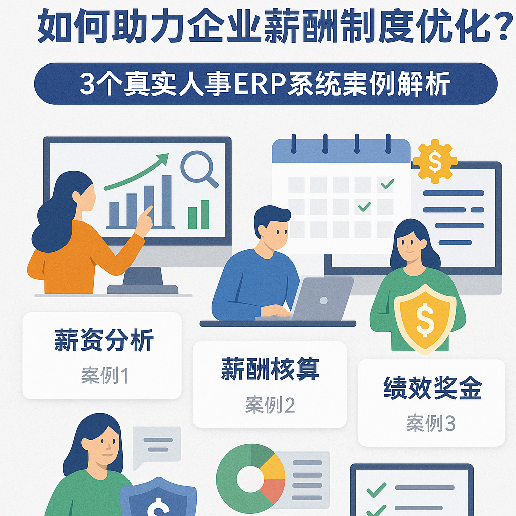 人力资源管理系统如何助力企业薪酬制度优化？3个真实人事ERP系统案例解析
