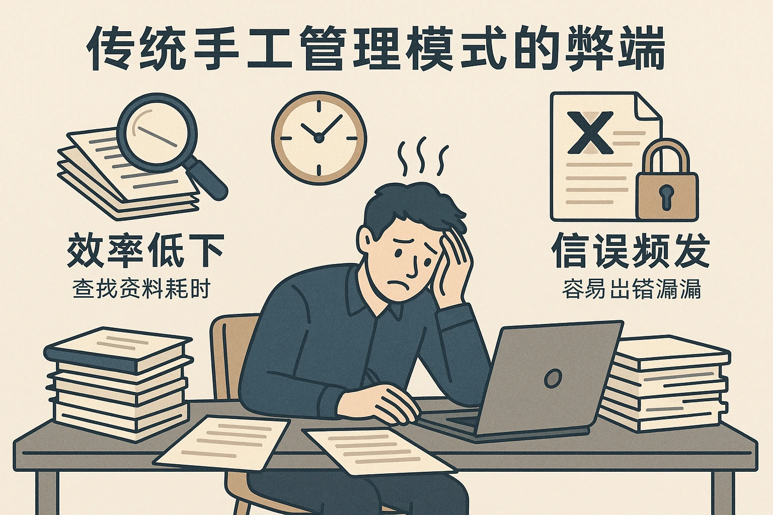 传统手工管理模式的弊端