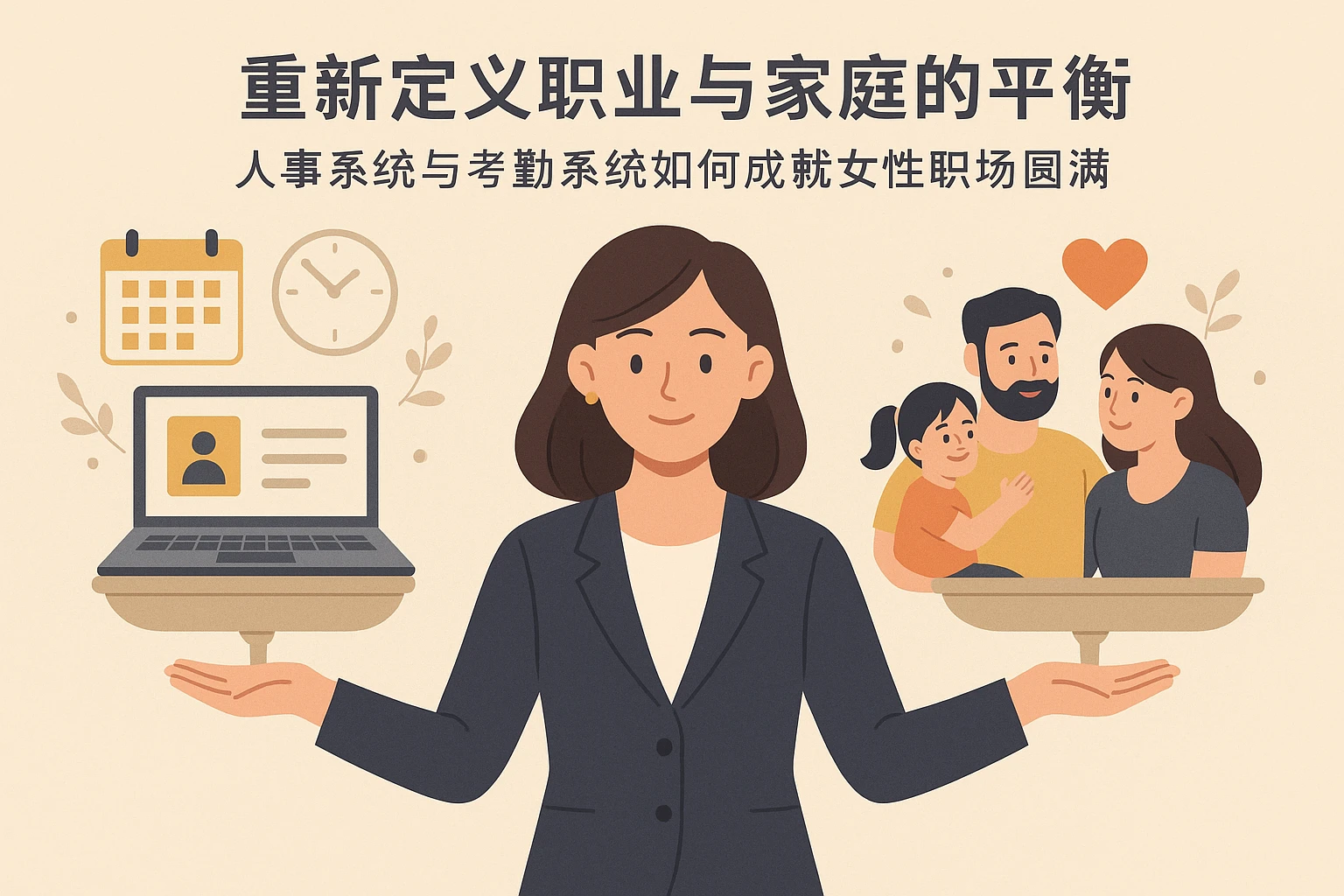 重新定义职业与家庭的平衡：人事系统与考勤系统如何成就女性职场圆满