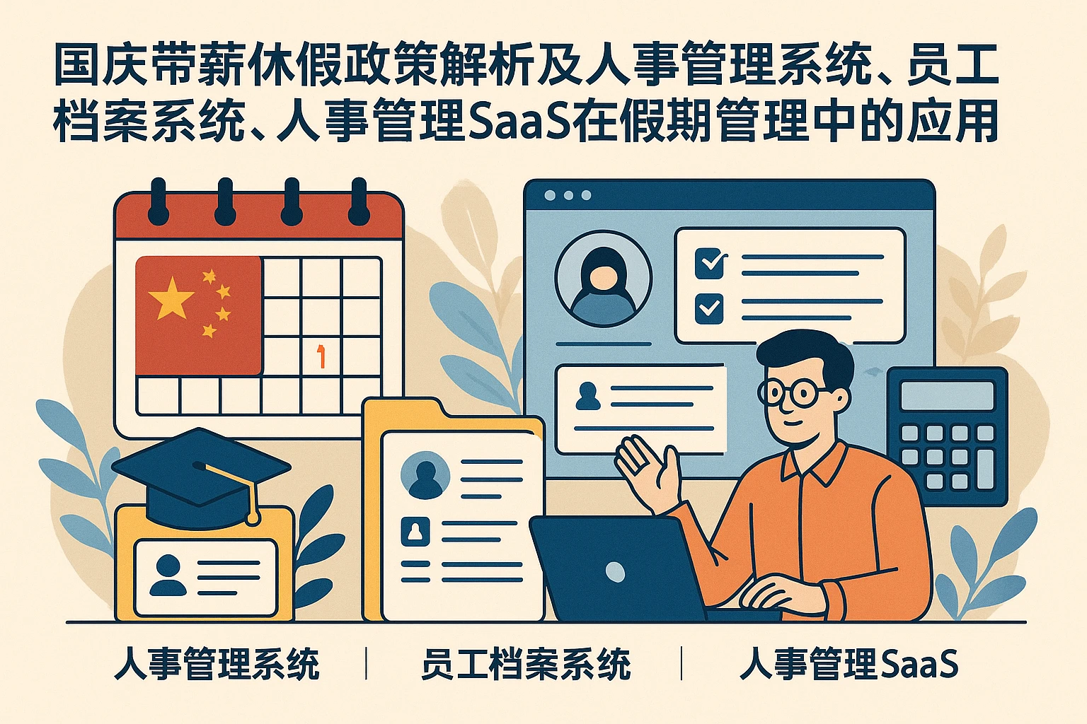 国庆带薪休假政策解析及人事管理系统、员工档案系统、人事管理SaaS在假期管理中的应用