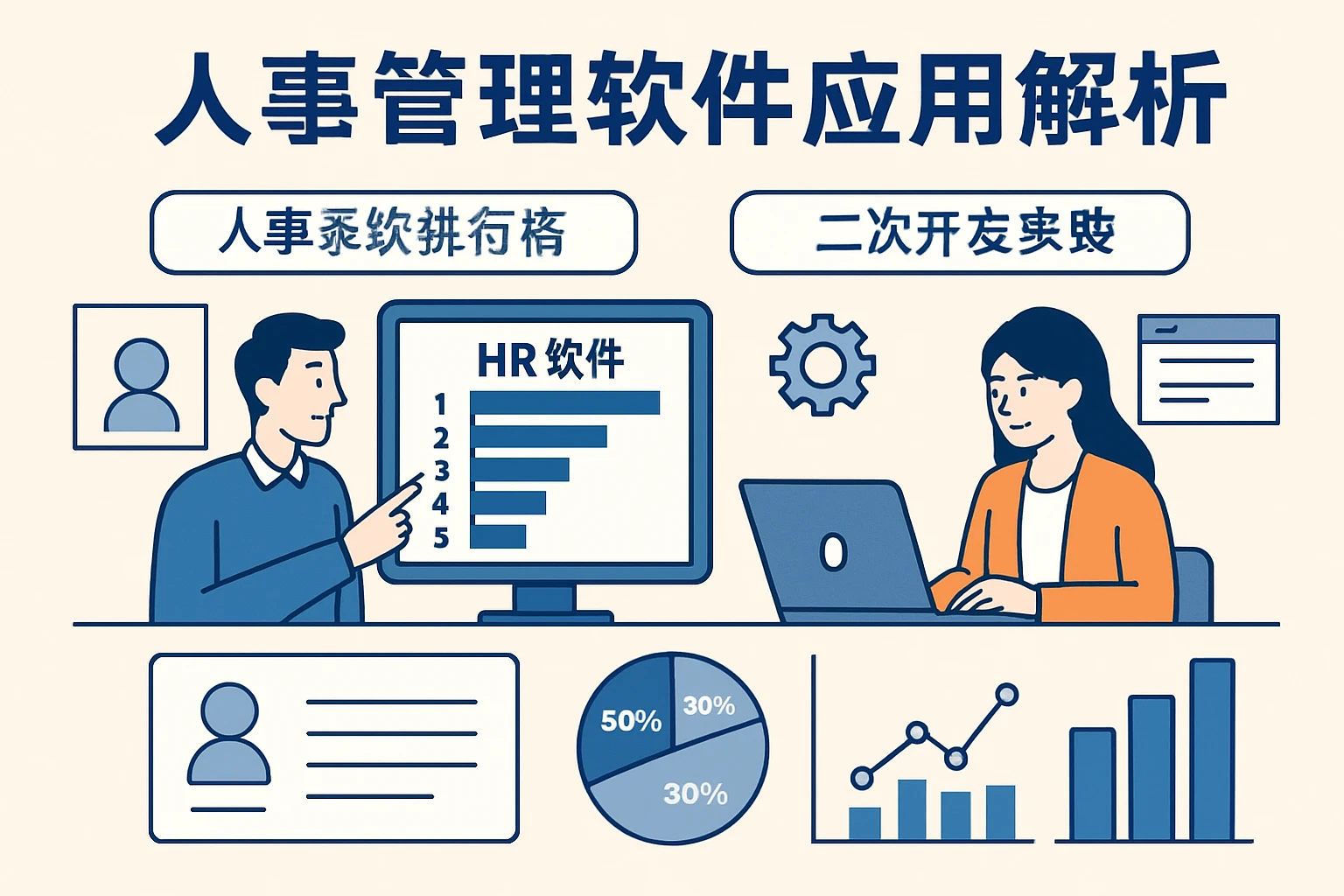 人事管理软件应用解析：人事系统排行榜与二次开发实践
