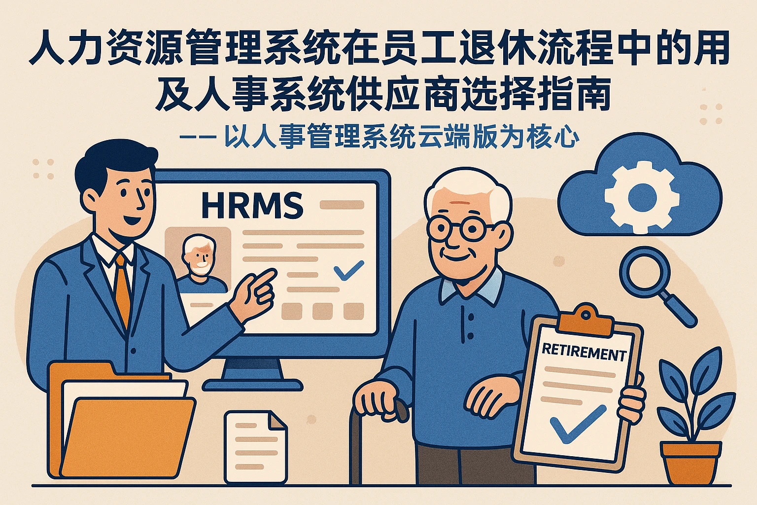 人力资源管理系统在员工退休流程中的应用及人事系统供应商选择指南——以人事管理系统云端版为核心