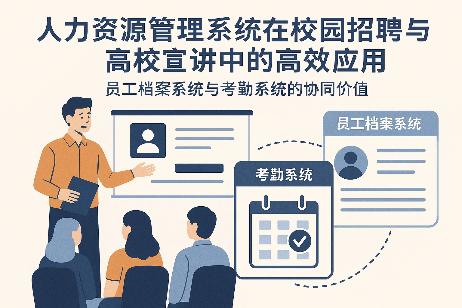 人力资源管理系统在校园招聘与高校宣讲中的高效应用——员工档案系统与考勤系统的协同价值