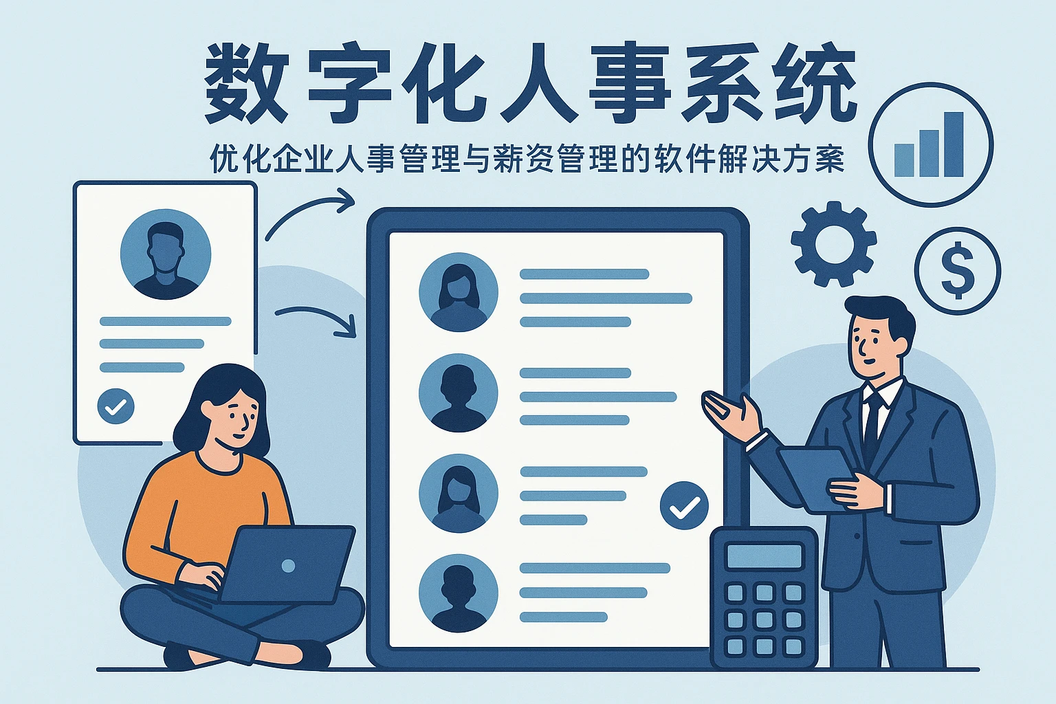 数字化人事系统优化企业人事管理与薪资管理的软件解决方案