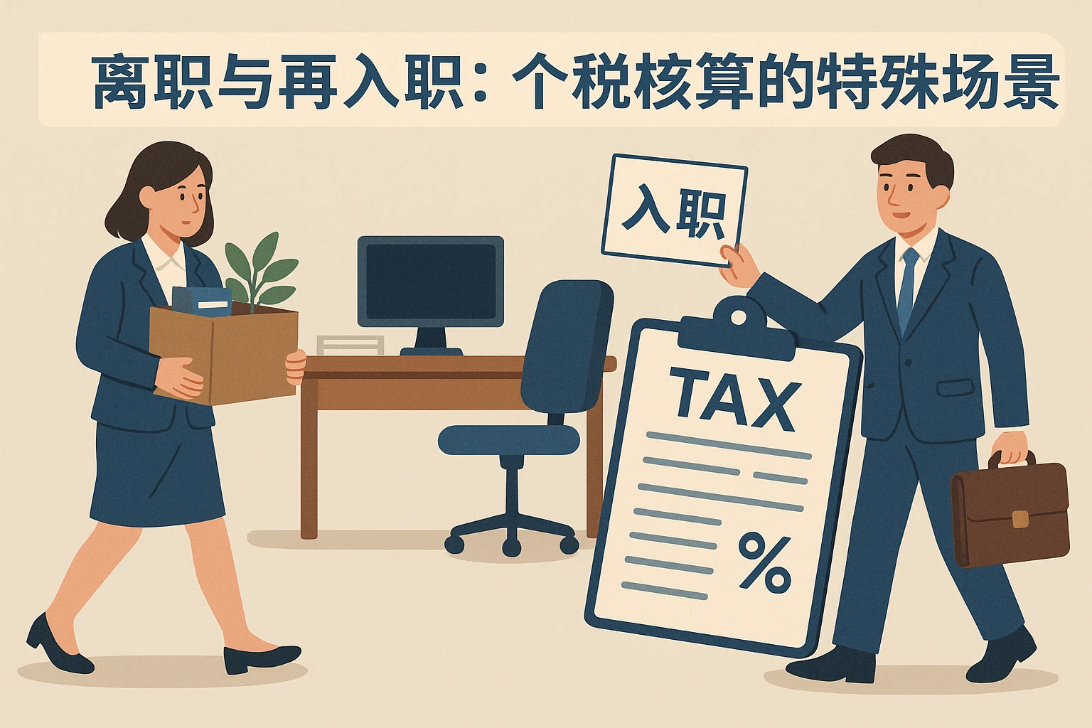离职与再入职:个税核算的特殊场景