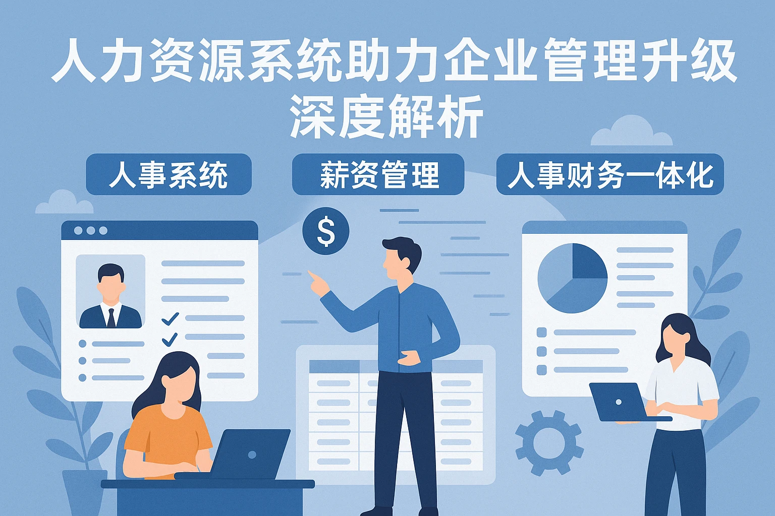 人力资源系统助力企业管理升级：人事系统、薪资管理与人事财务一体化的深度解析