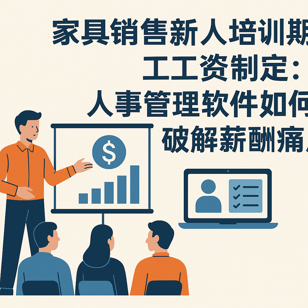 家具销售新人培训期工资制定：人事管理软件如何破解薪酬痛点？