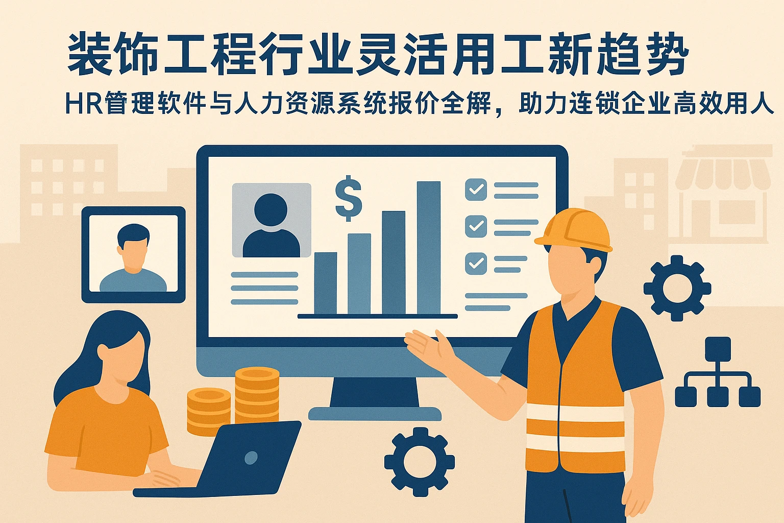 装饰工程行业灵活用工新趋势：HR管理软件与人力资源系统报价全解，助力连锁企业高效用人