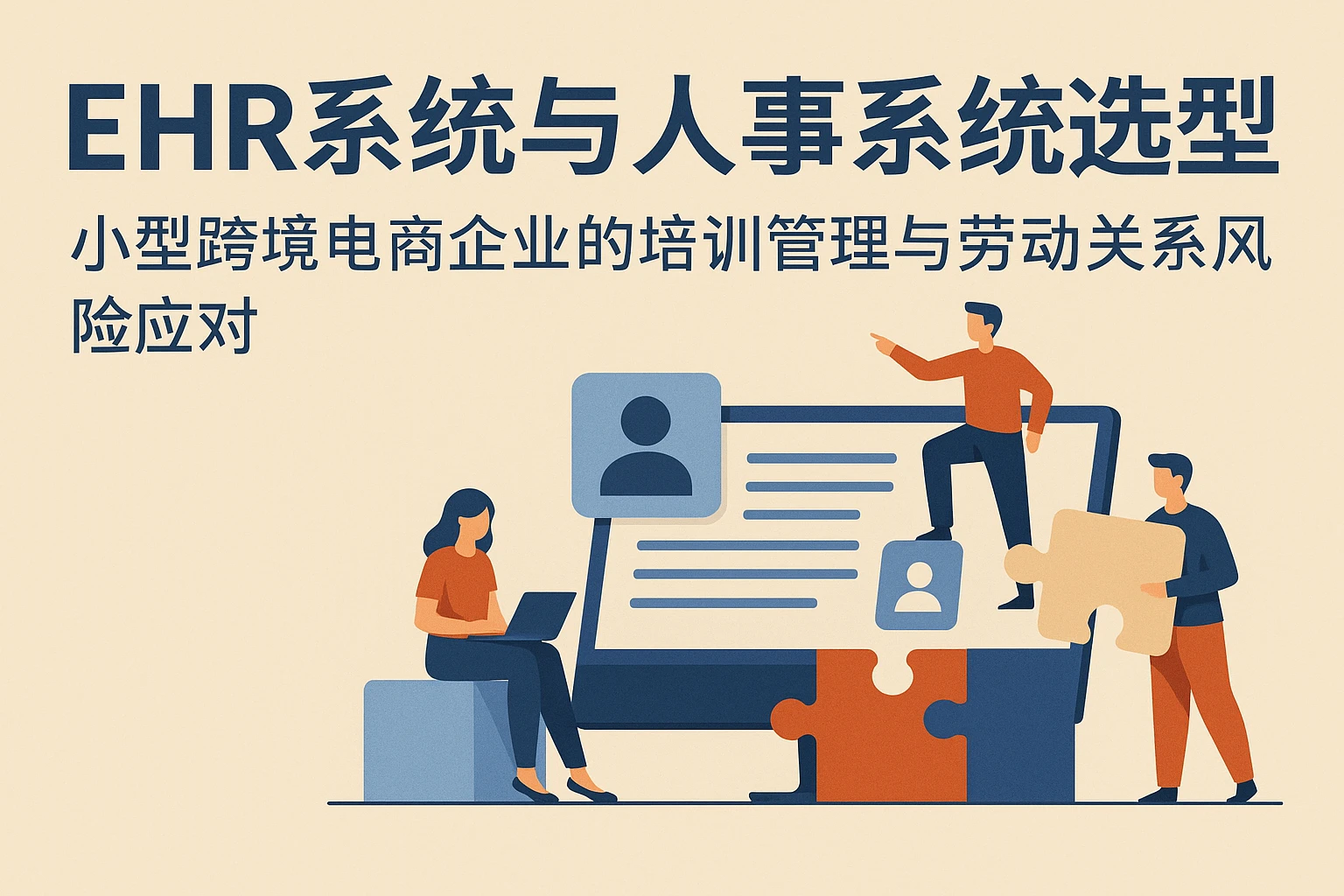 EHR系统与人事系统选型：小型跨境电商企业的培训管理与劳动关系风险应对