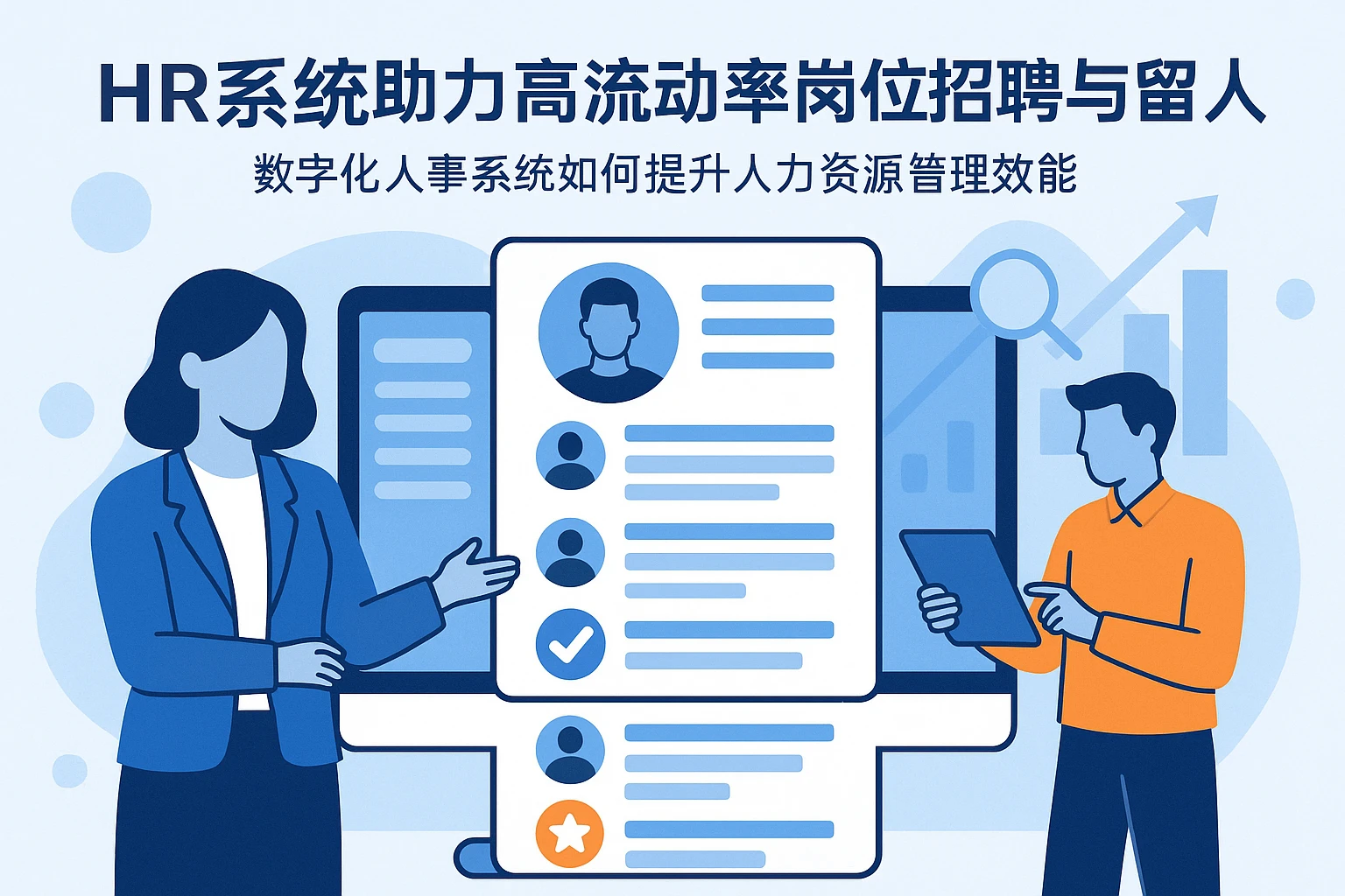 HR系统助力高流动率岗位招聘与留人：数字化人事系统如何提升人力资源管理效能