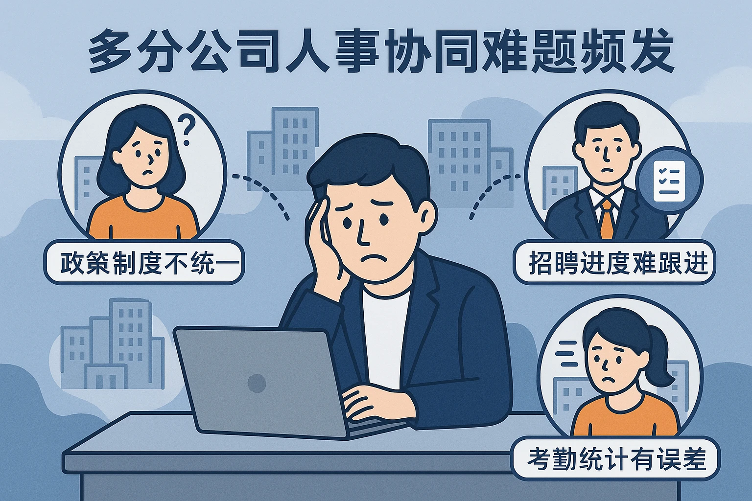 多分公司人事协同难题频发