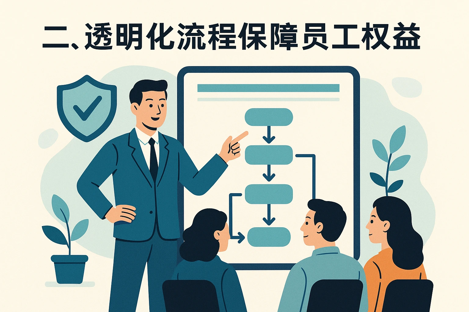 二、透明化流程保障员工权益
