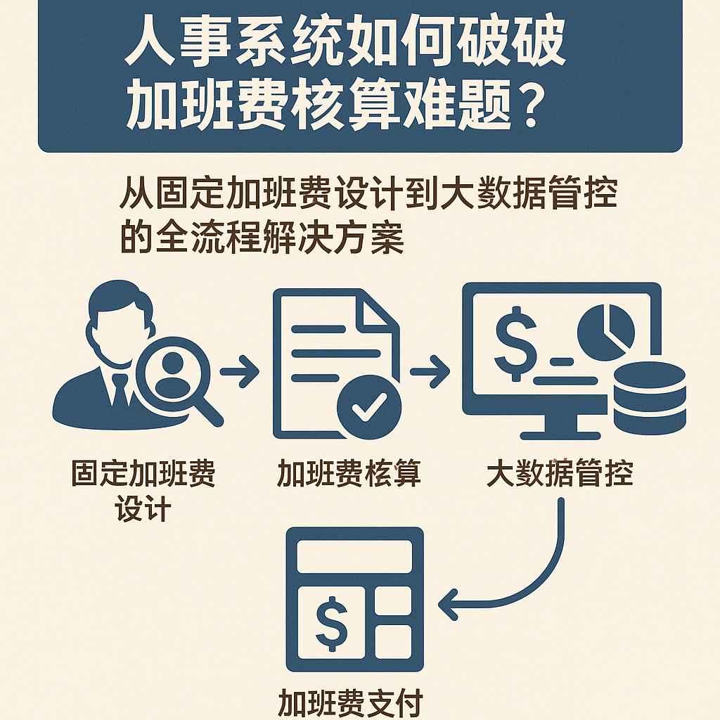人事系统如何破解加班费核算难题？从固定加班费设计到大数据管控的全流程解决方案