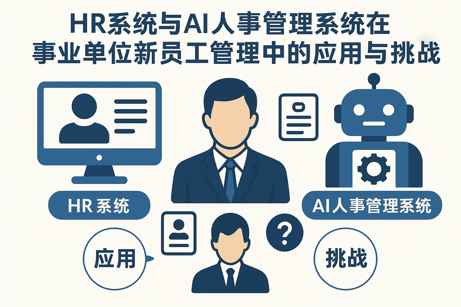 HR系统与AI人事管理系统在事业单位新员工管理中的应用与挑战