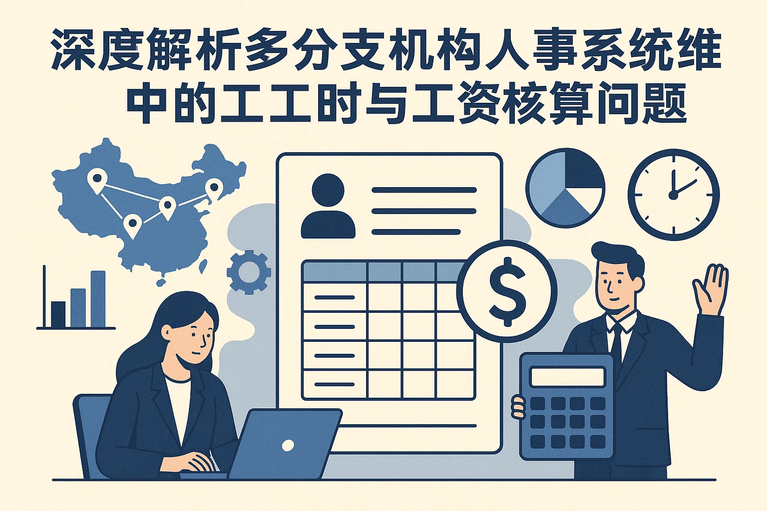 深度解析多分支机构人事系统维护中的工时与工资核算问题