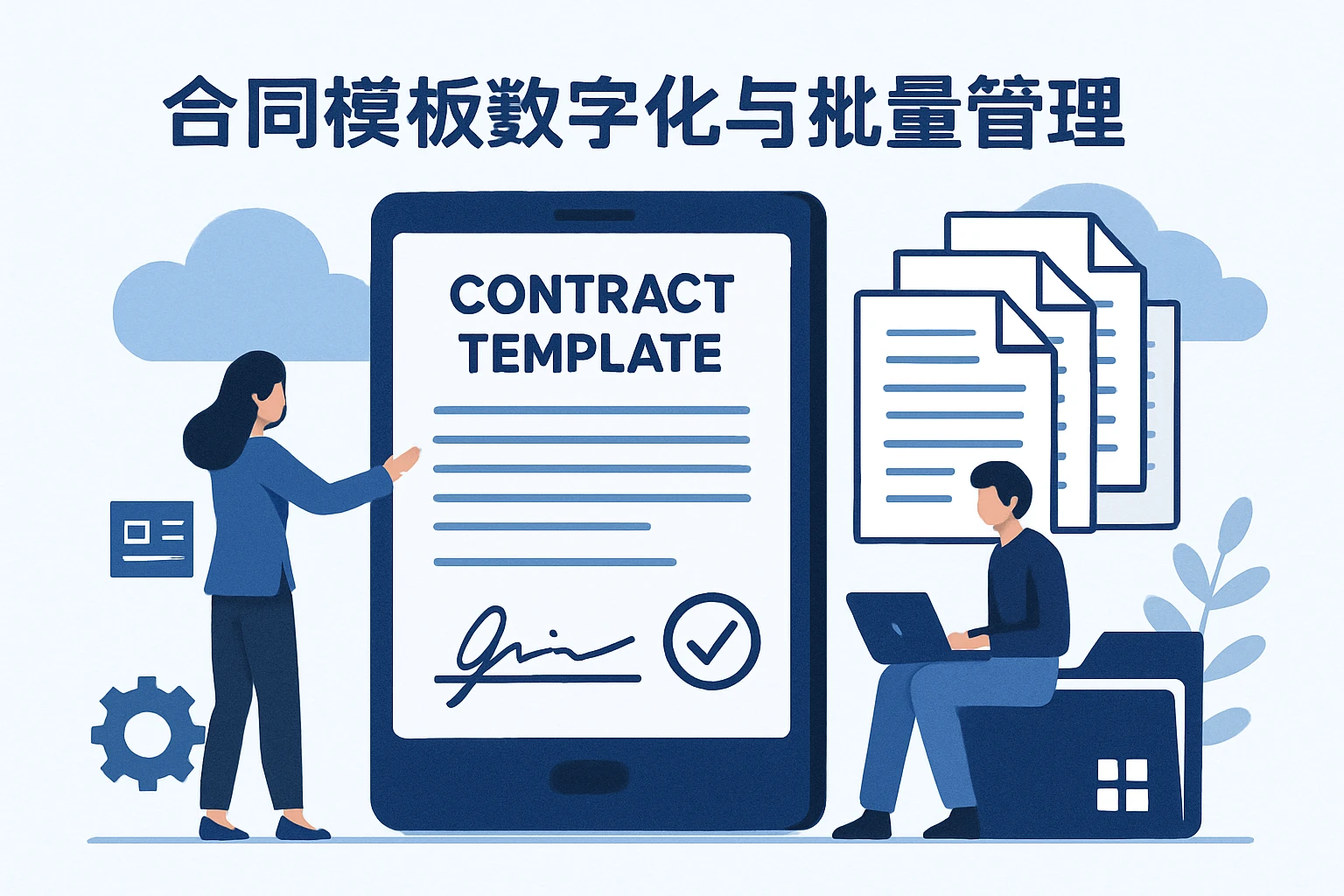 合同模板数字化与批量管理