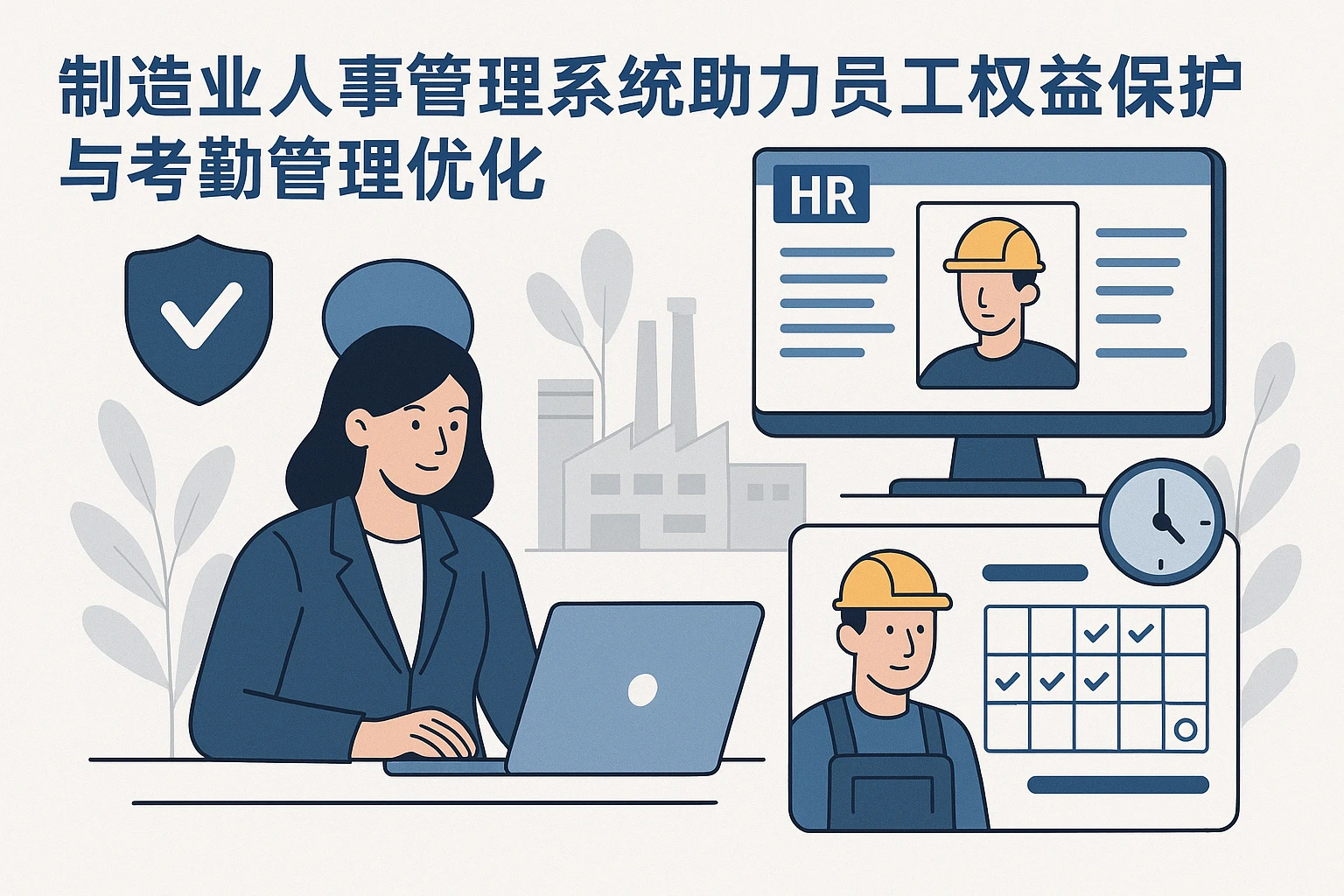 制造业人事管理系统助力员工权益保护与考勤管理优化