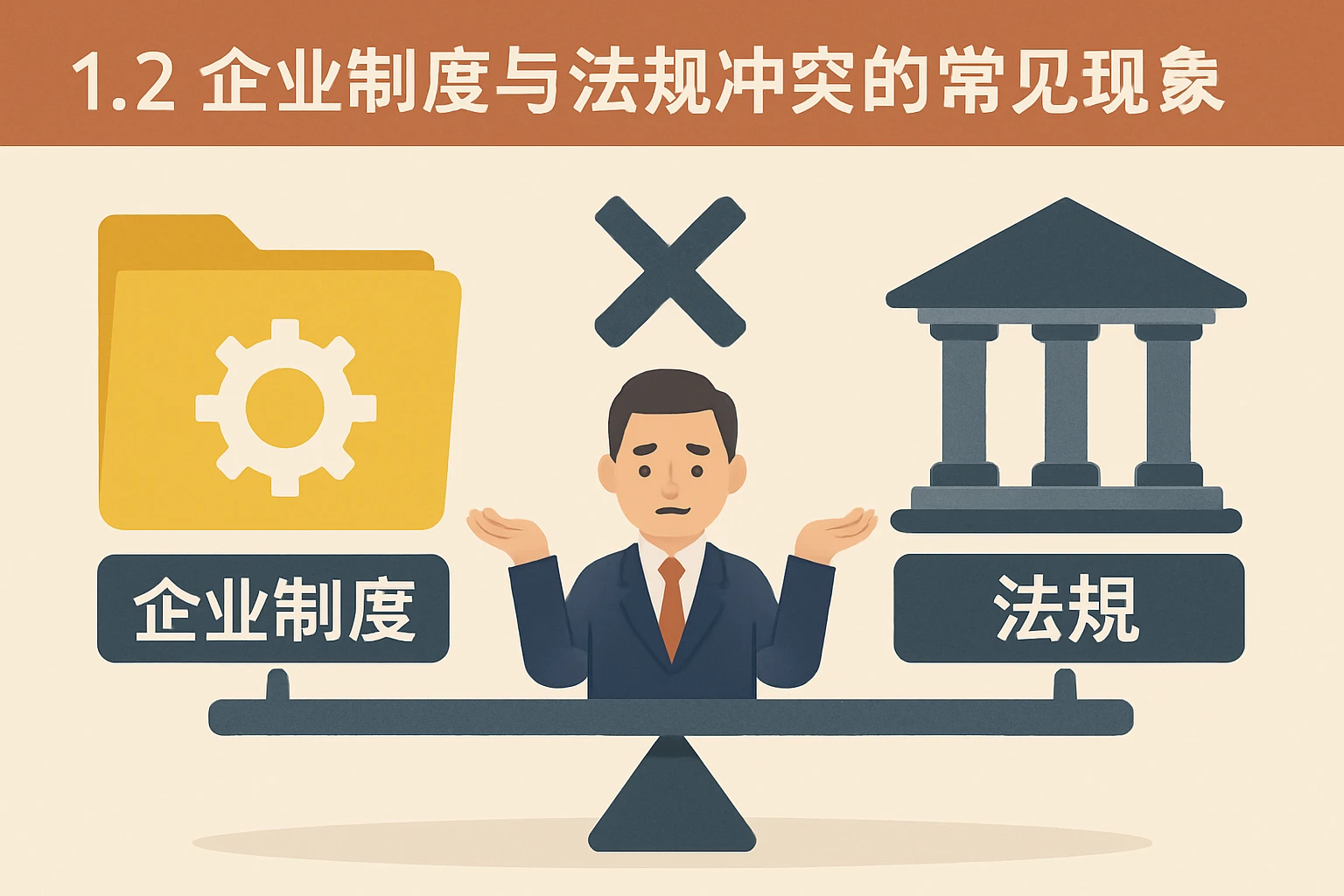 1.2 企业制度与法规冲突的常见现象