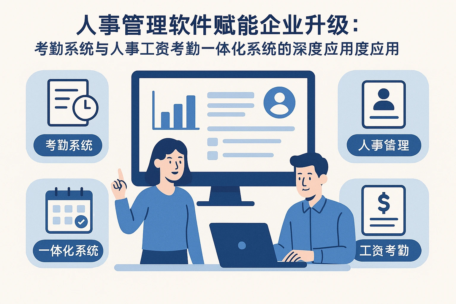 人事管理软件赋能企业升级：考勤系统与人事工资考勤一体化系统的深度应用