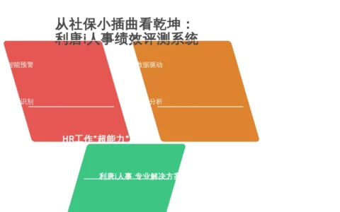 从社保小插曲看乾坤：利唐i人事如何用绩效评测系统为HR工作注入“超能力”