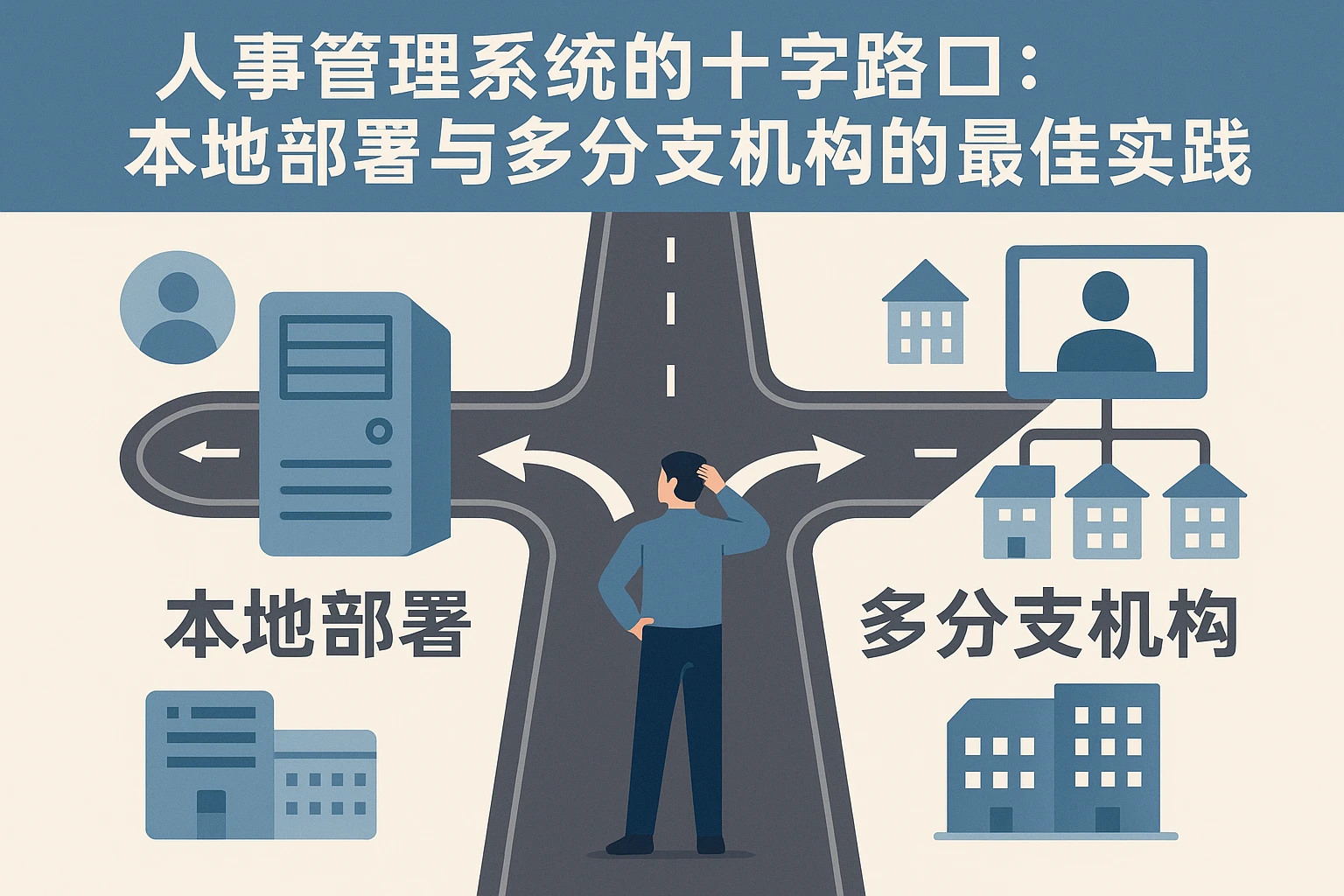 人事管理系统的十字路口：本地部署与多分支机构的最佳实践