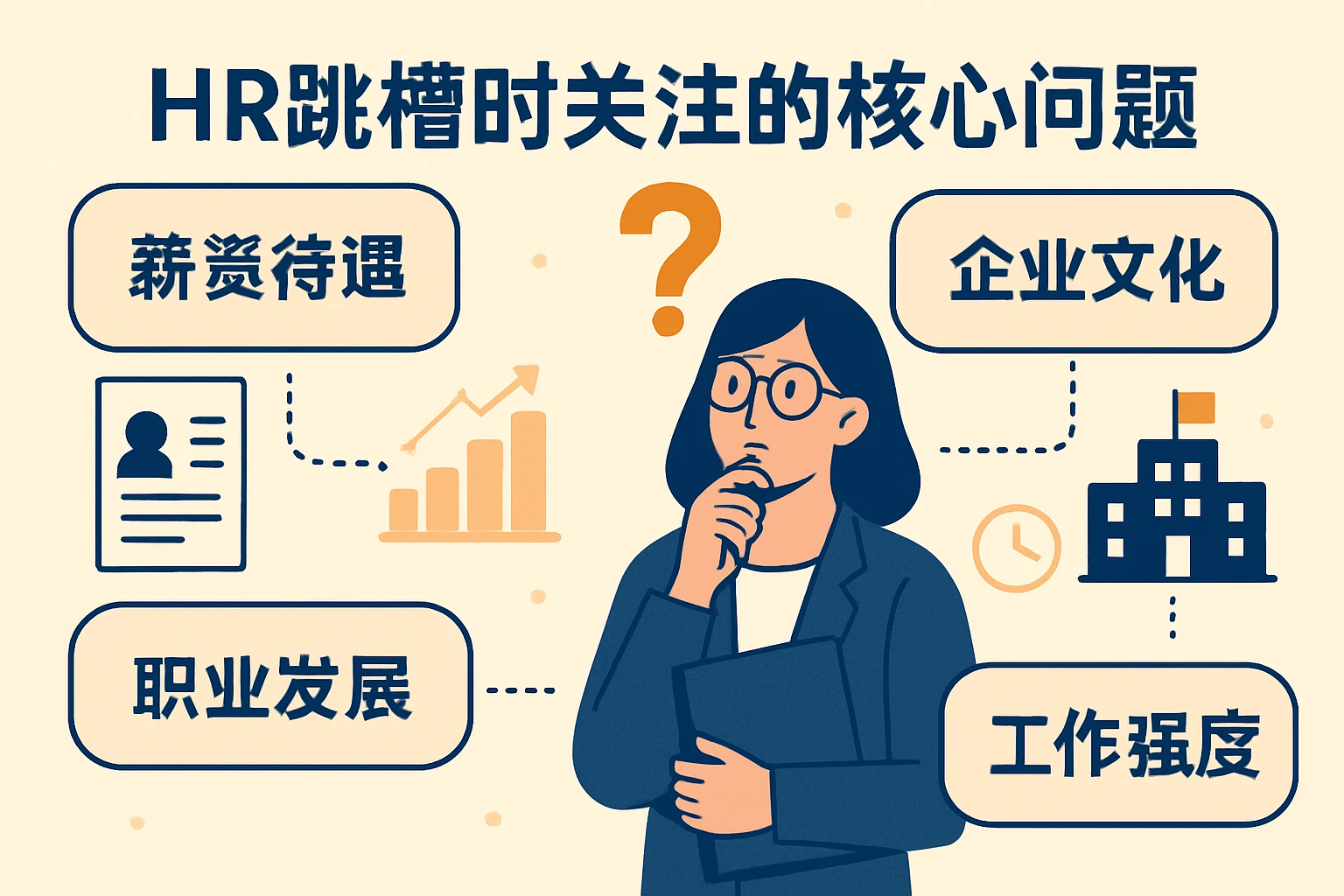 HR跳槽时关注的核心问题