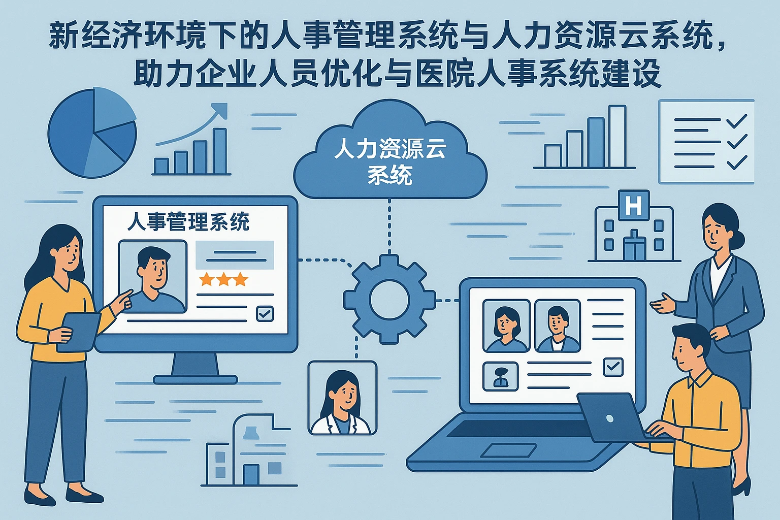 新经济环境下的人事管理系统与人力资源云系统，助力企业人员优化与医院人事系统建设