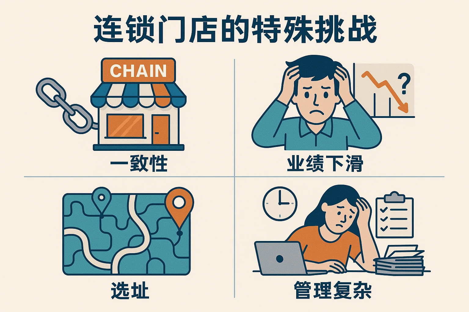 连锁门店的特殊挑战