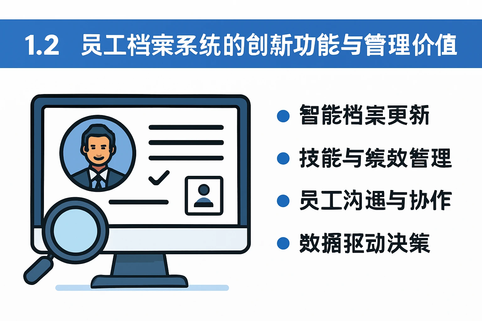 1.2 员工档案系统的创新功能与管理价值