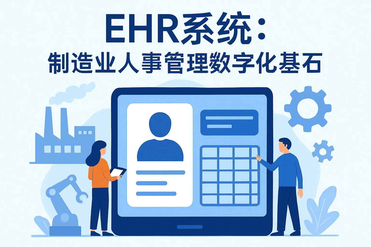 EHR系统：制造业人事管理数字化基石