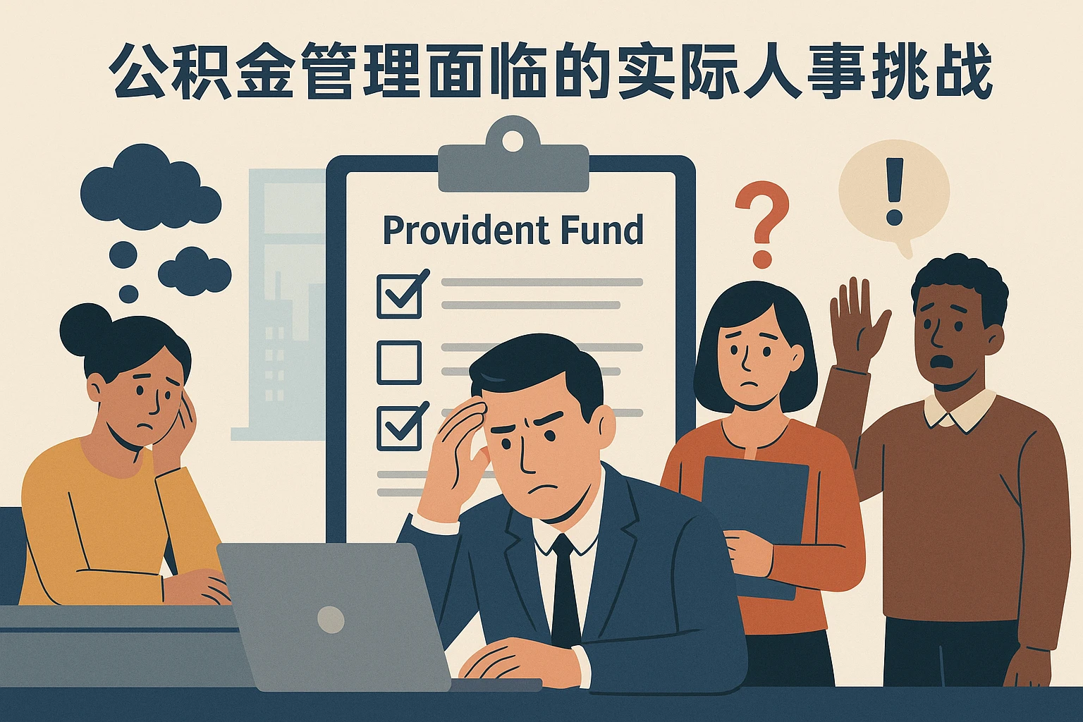 公积金管理面临的实际人事挑战