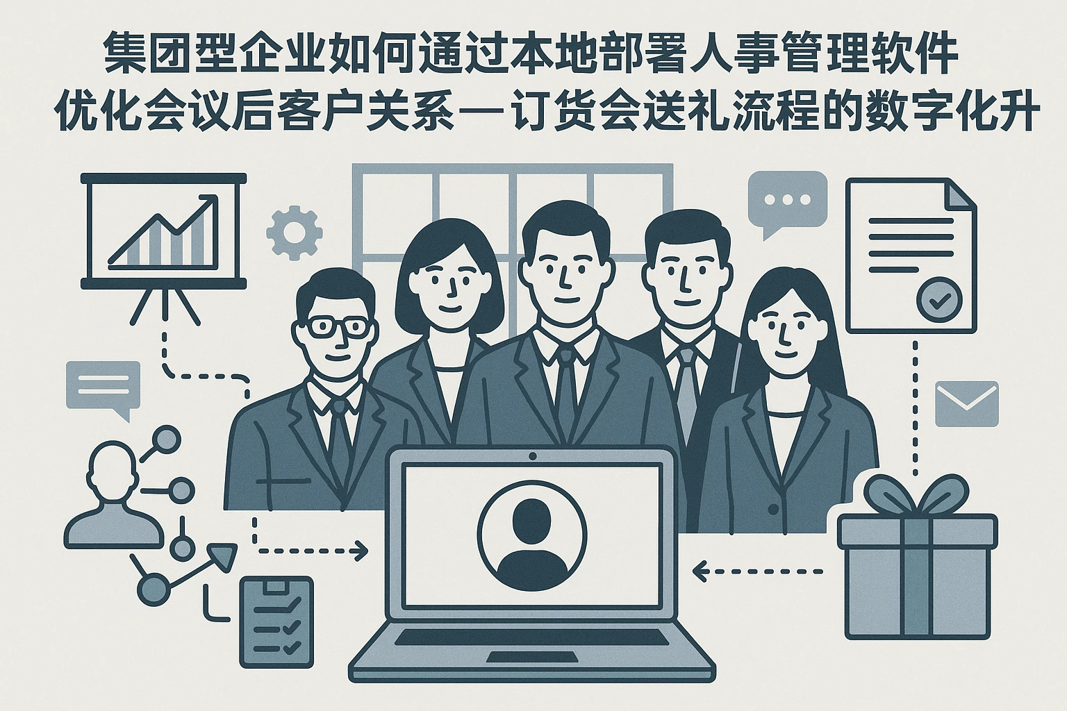 集团型企业如何通过本地部署人事管理软件优化会议后客户关系——订货会送礼流程的数字化升级