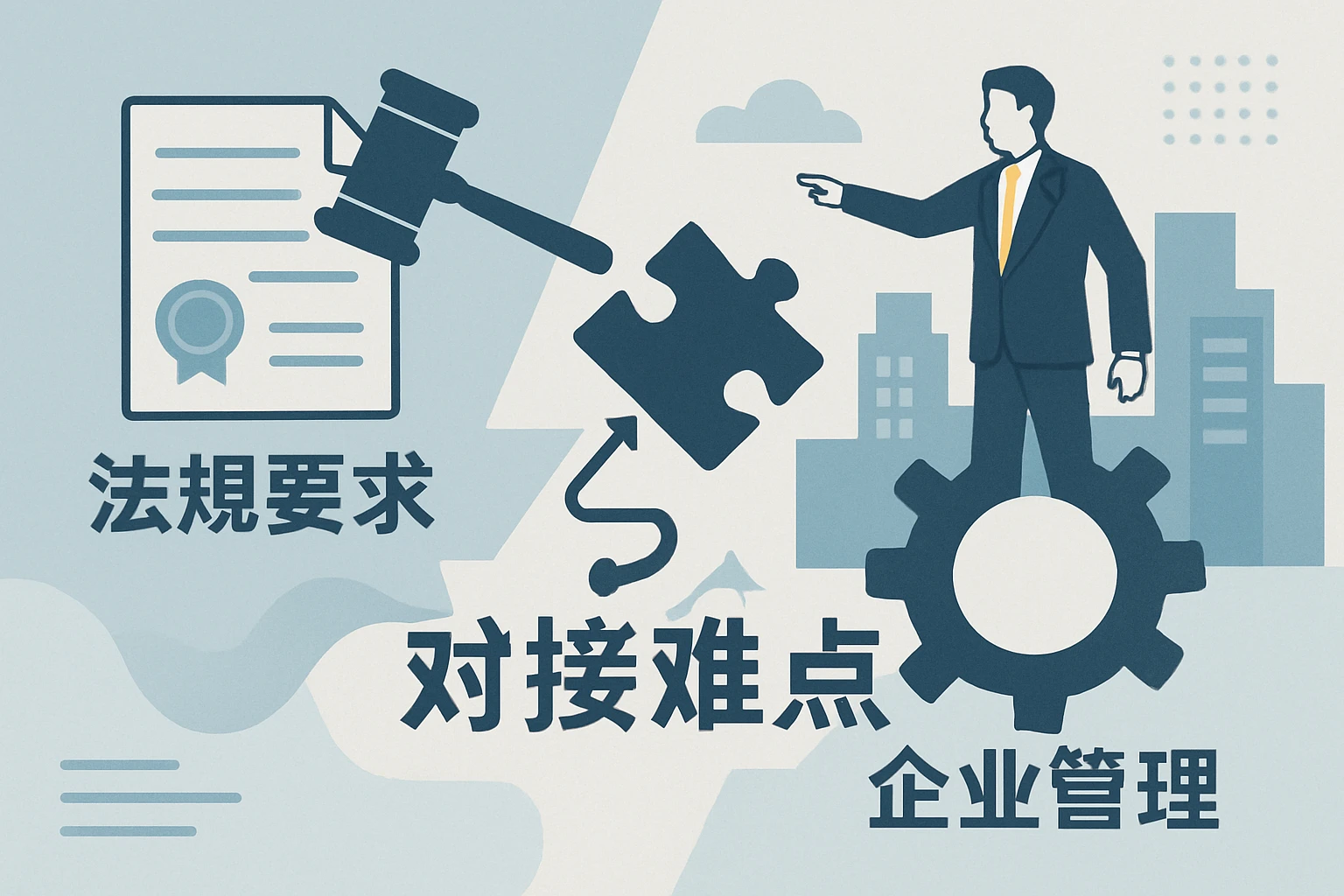法规要求与企业管理的对接难点