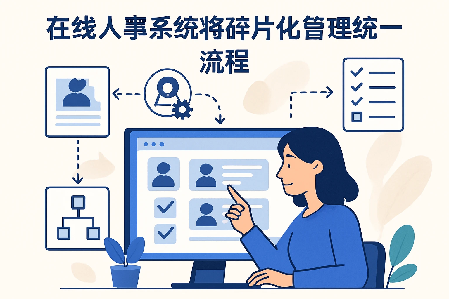 在线人事系统将碎片化管理转化为统一流程