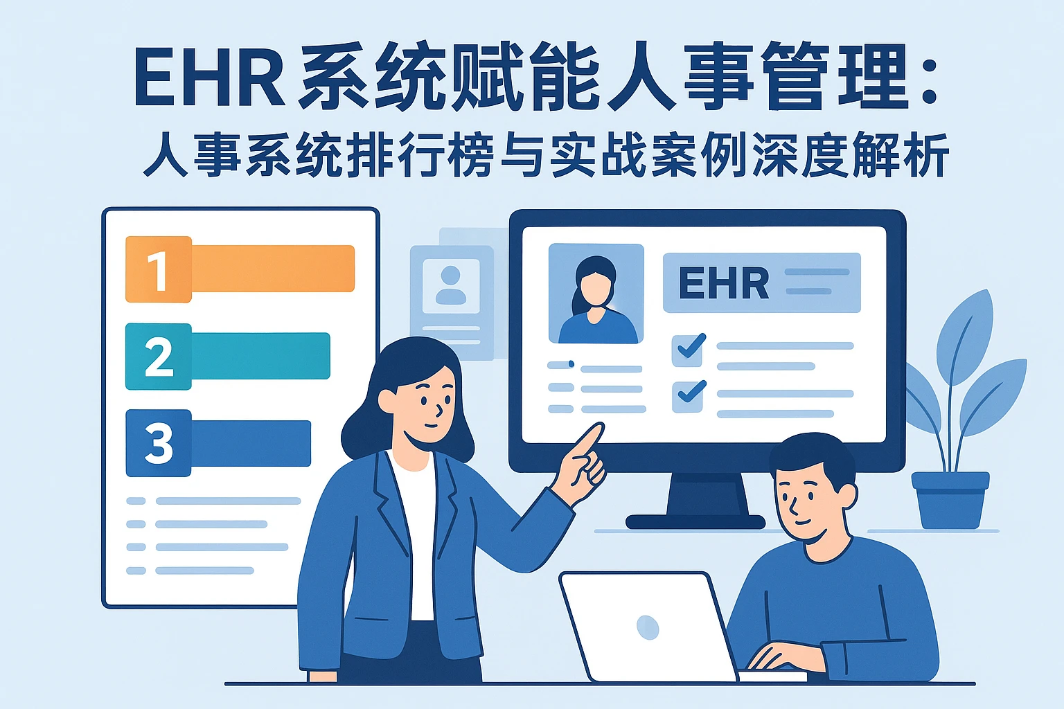 EHR系统赋能人事管理：人事系统排行榜与实战案例深度解析