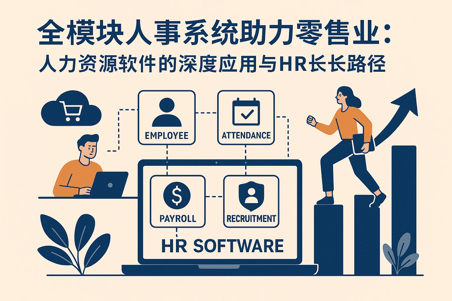 全模块人事系统助力零售业：人力资源软件的深度应用与HR成长路径