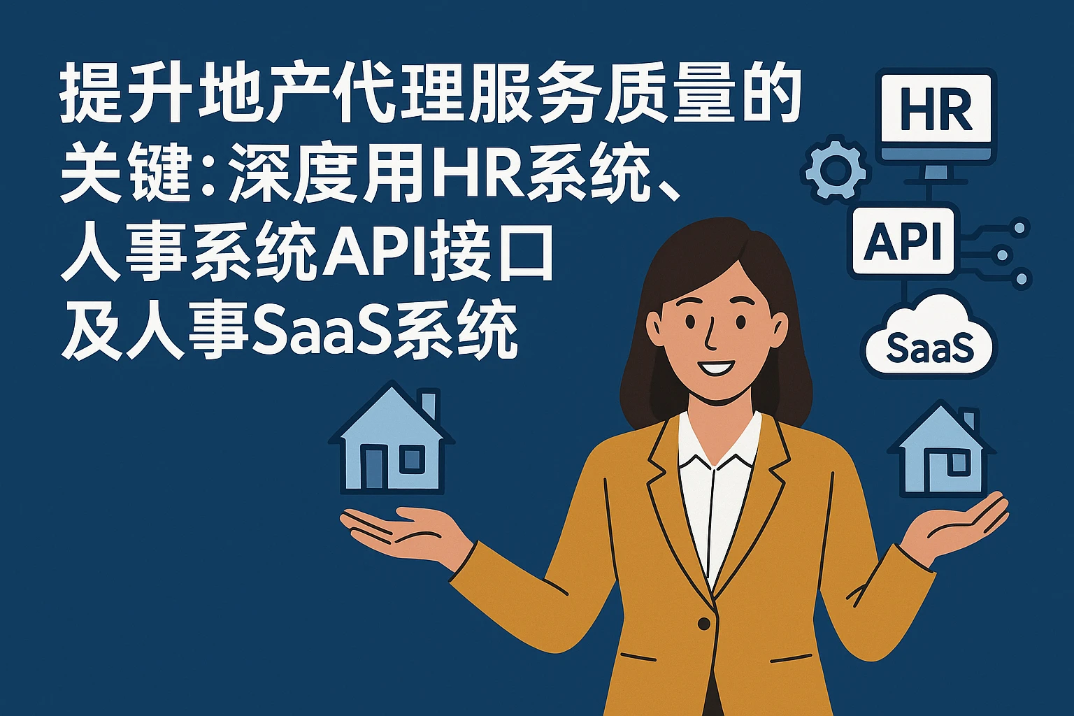 提升地产代理服务质量的关键：深度运用HR系统、人事系统API接口与人事SaaS系统