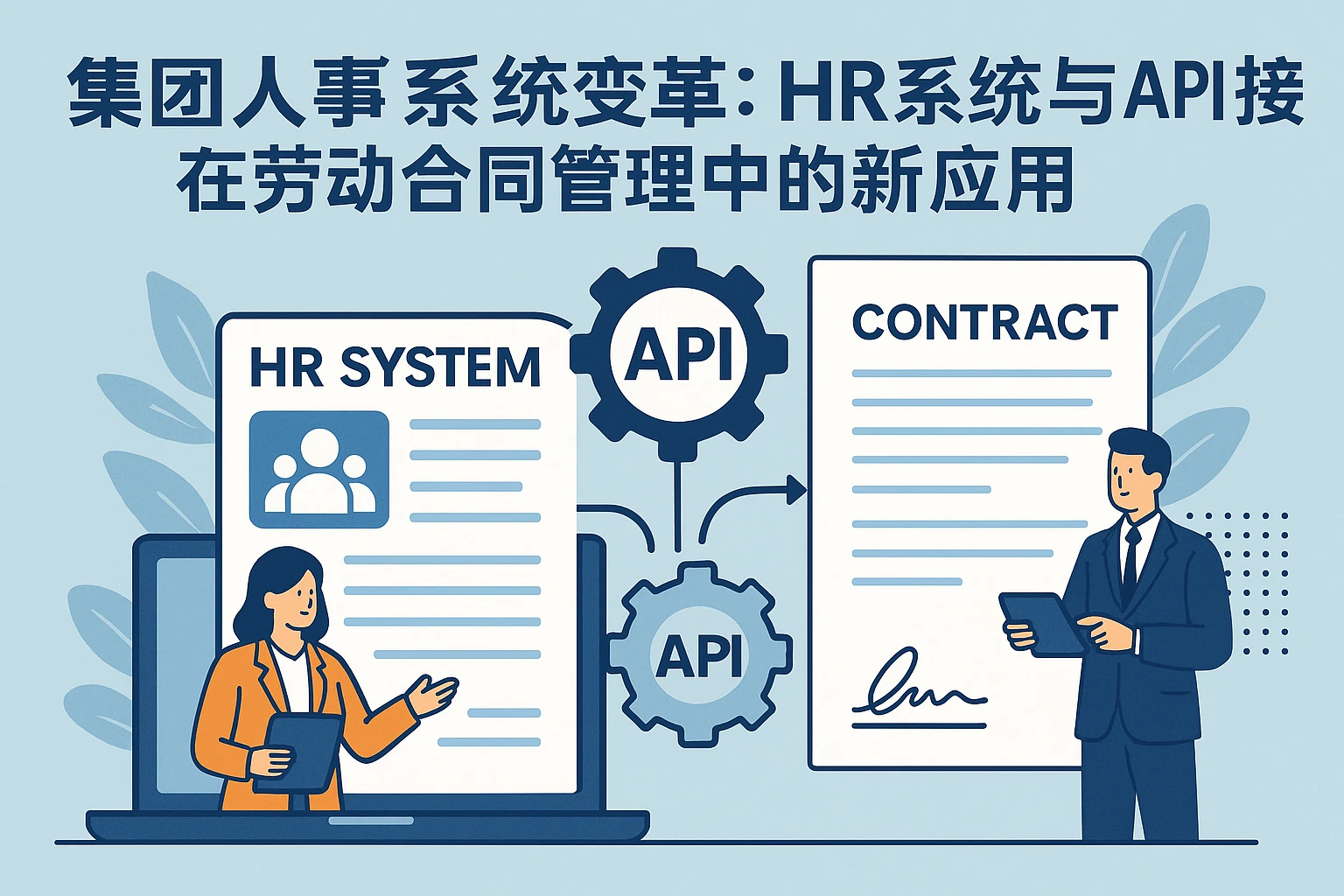 集团人事系统变革：HR系统与API接口在劳动合同管理中的新应用