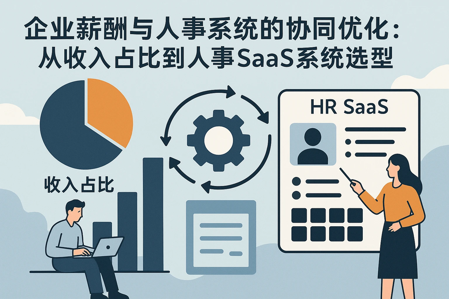 企业薪酬与人事系统的协同优化：从收入占比到人事SaaS系统选型