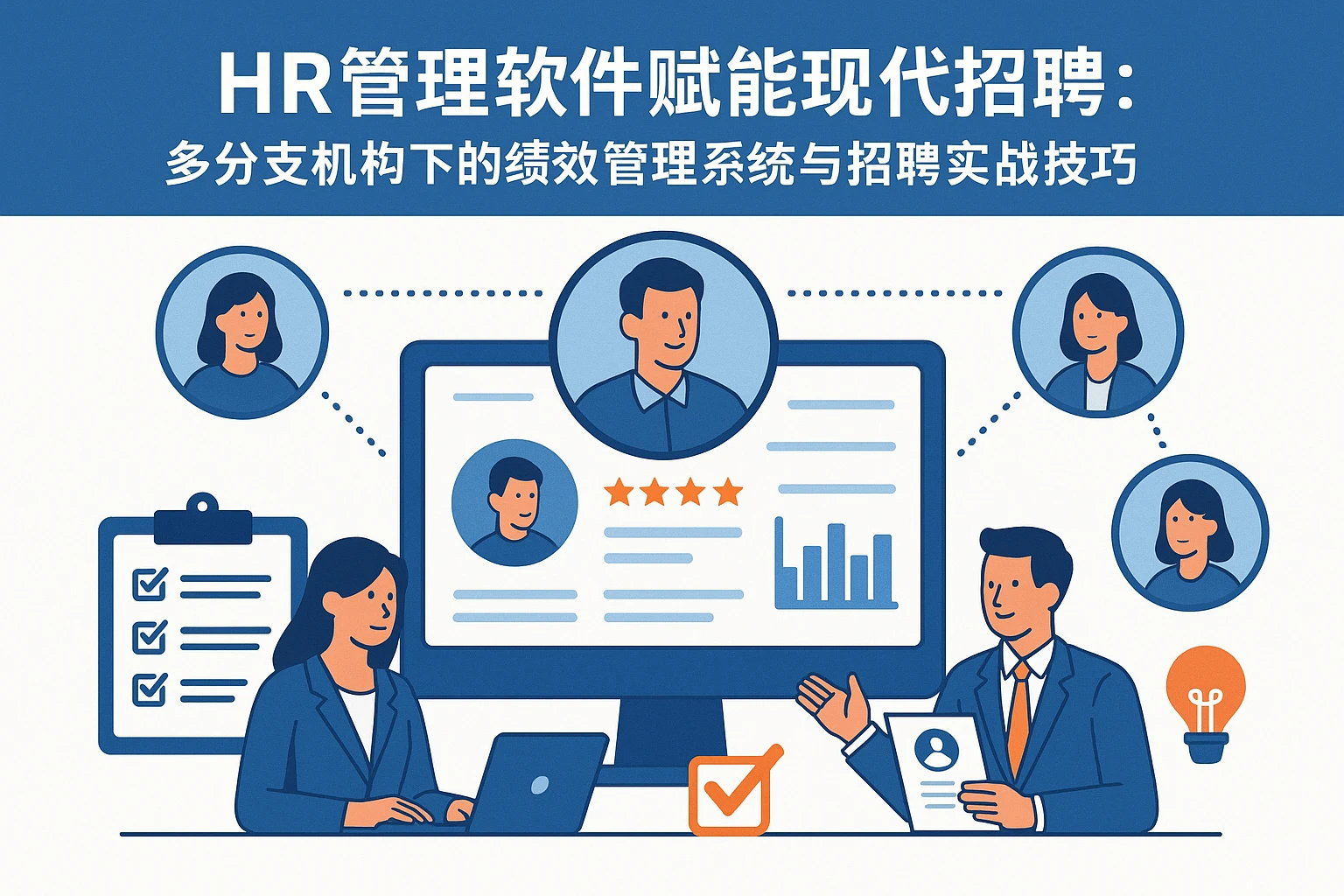 HR管理软件赋能现代招聘：多分支机构下的绩效管理系统与招聘实战技巧