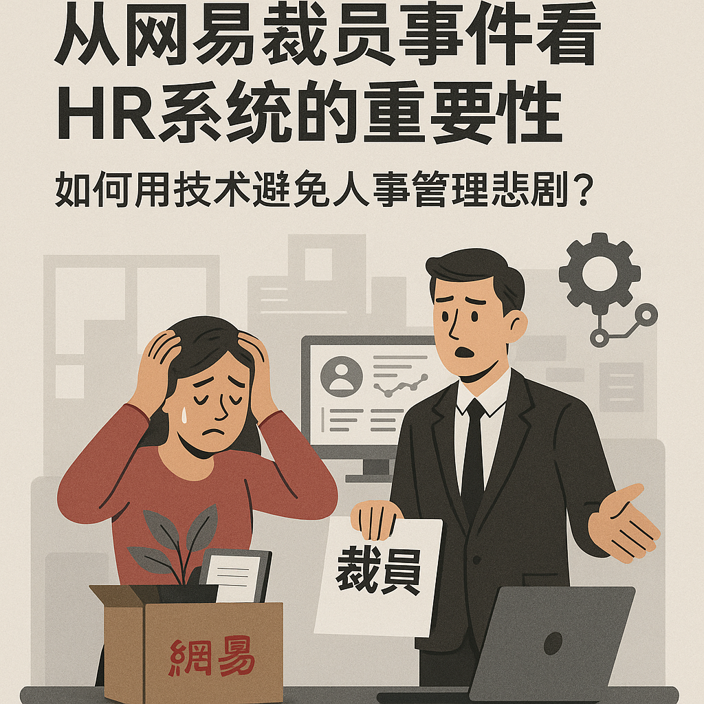 从网易裁员事件看HR系统的重要性:如何用技术避免人事管理悲剧?