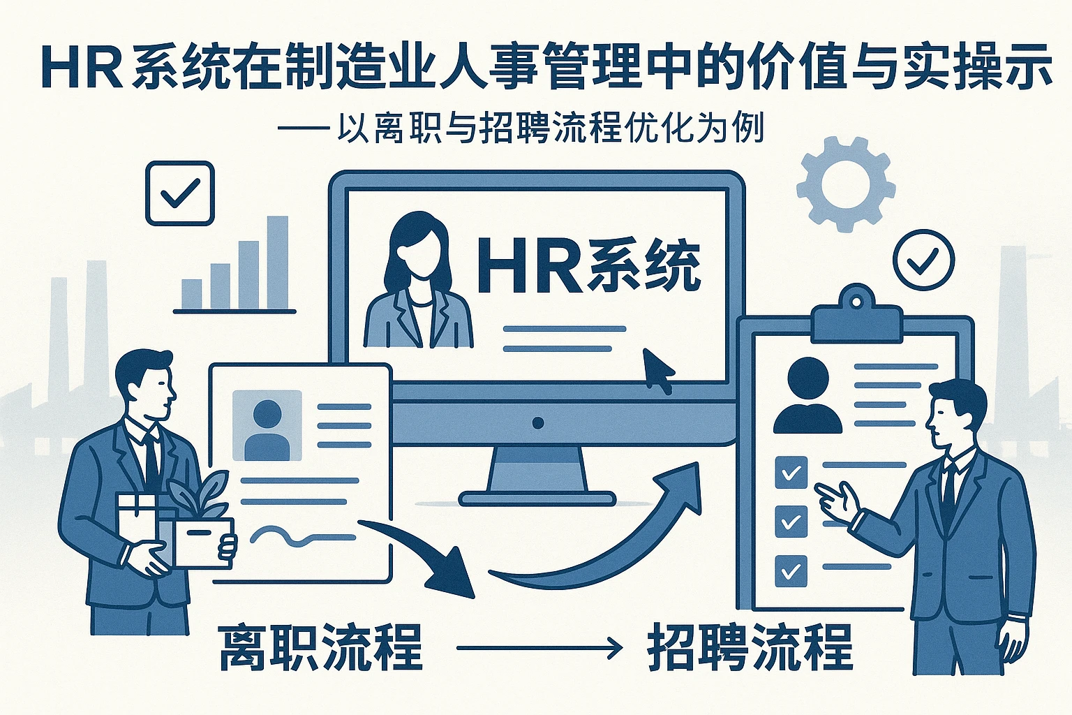 HR系统在制造业人事管理中的价值与实操演示——以离职与招聘流程优化为例