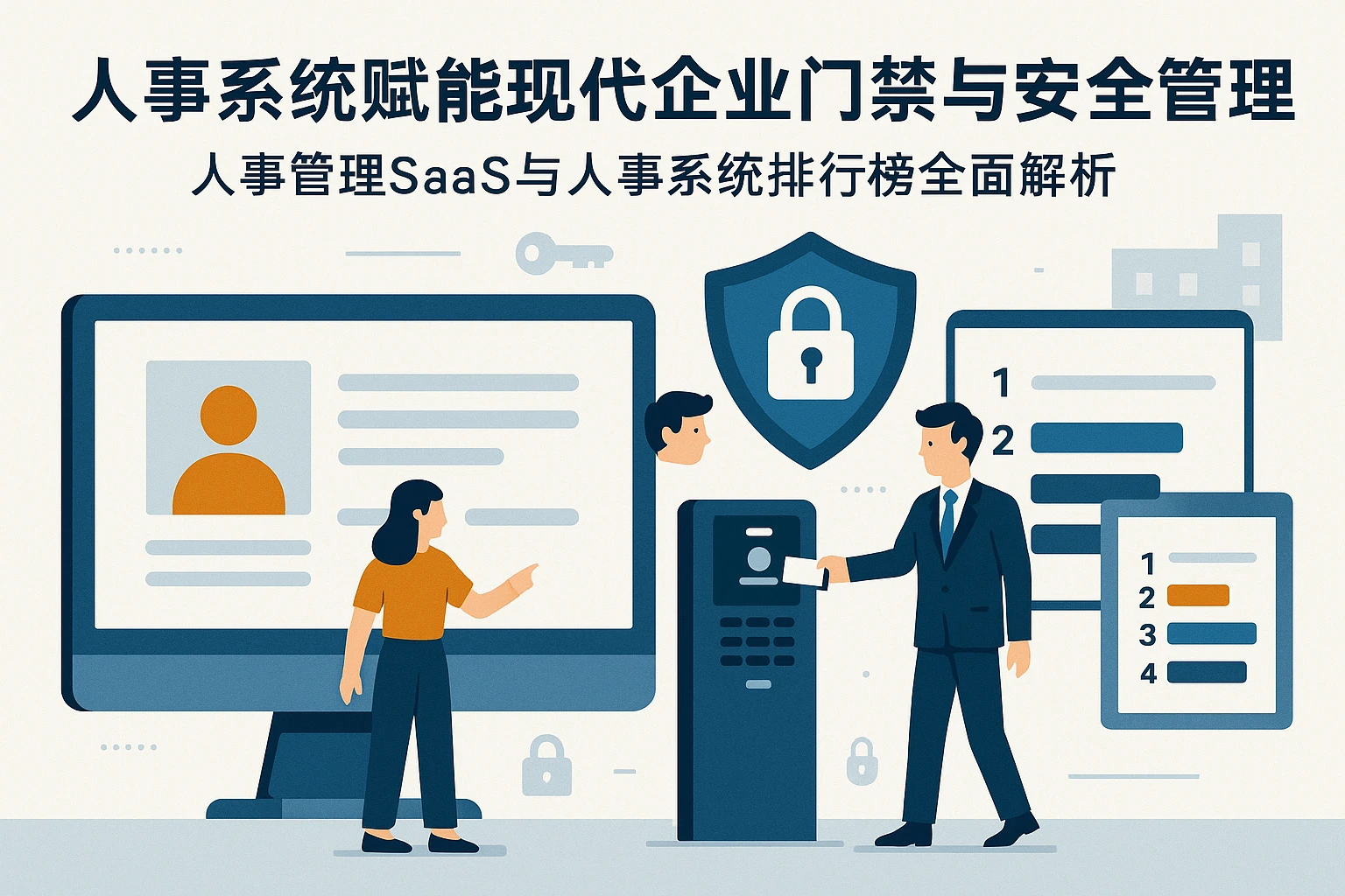 人事系统赋能现代企业门禁与安全管理——人事管理SaaS与人事系统排行榜全面解析