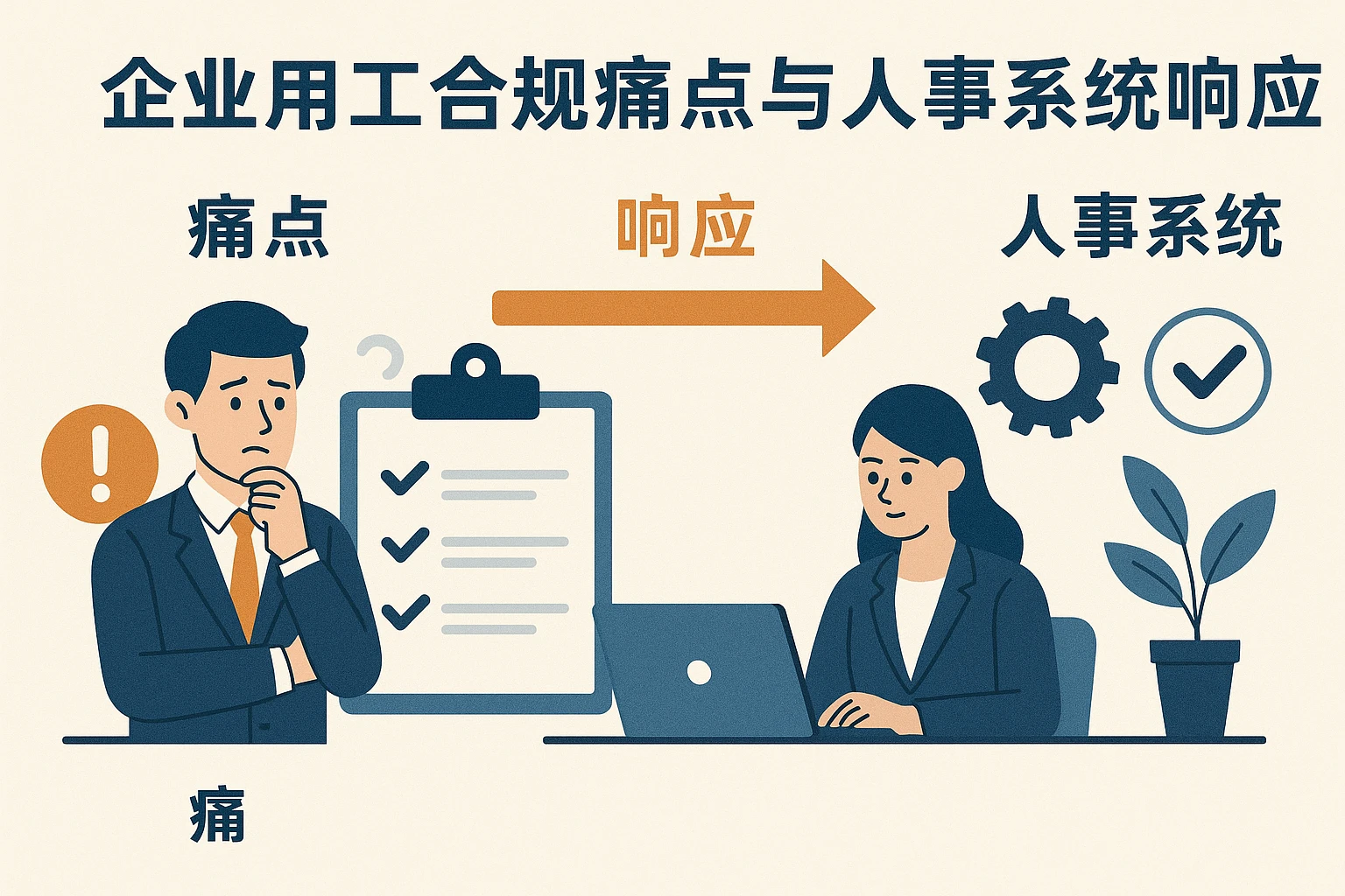 企业用工合规痛点与人事系统响应