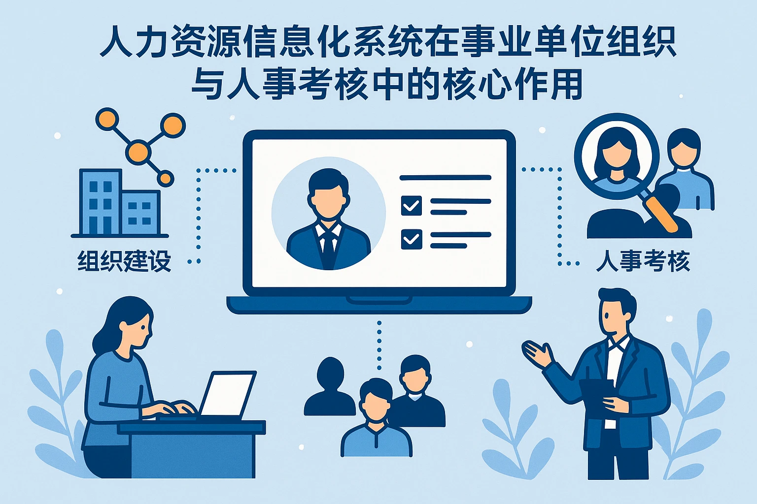 人力资源信息化系统在事业单位组织建设与人事考核中的核心作用